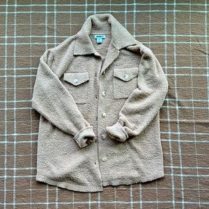 WilliamRast 100% polyester tan Shacket